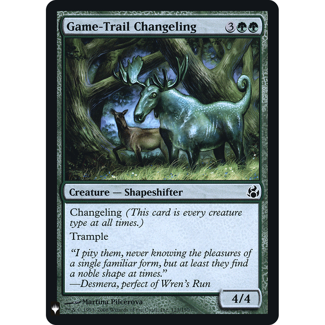 Game-Trail Changeling (LIST-123) - The List Foil