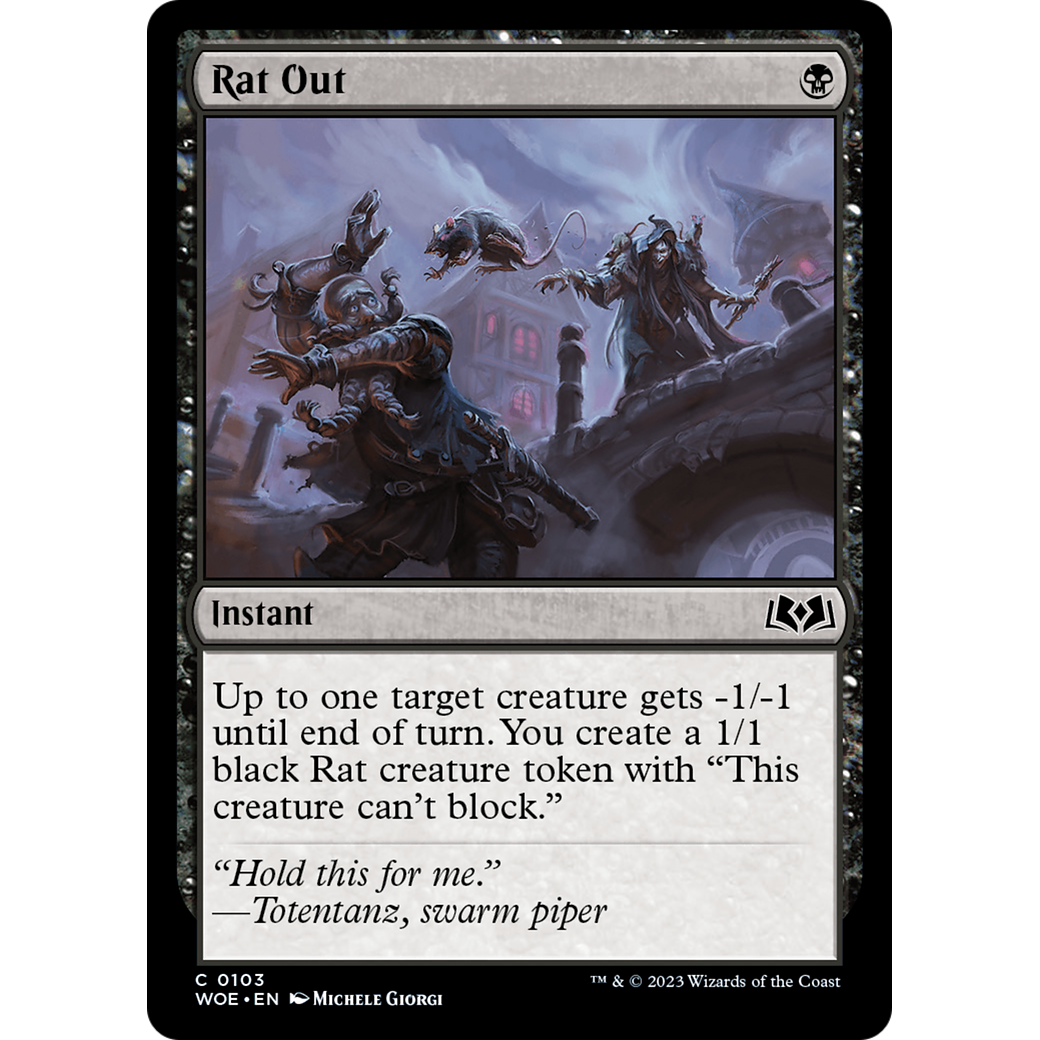 Rat Out (WOE-103) - Wilds of Eldraine