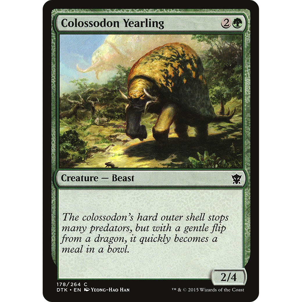 Colossodon Yearling (DTK-178) - Dragons of Tarkir Foil