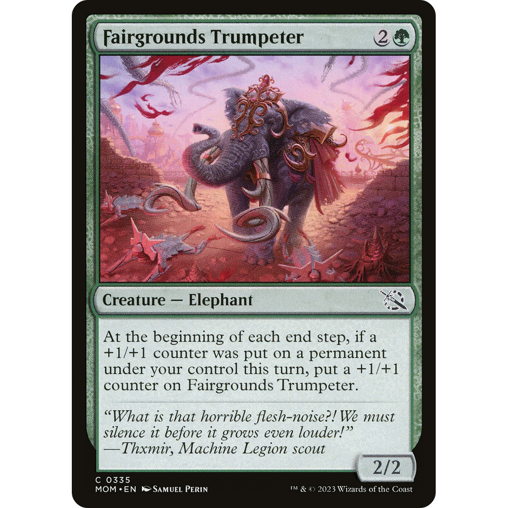 Fairgrounds Trumpeter (MOM-335) - March of the Machine Foil
