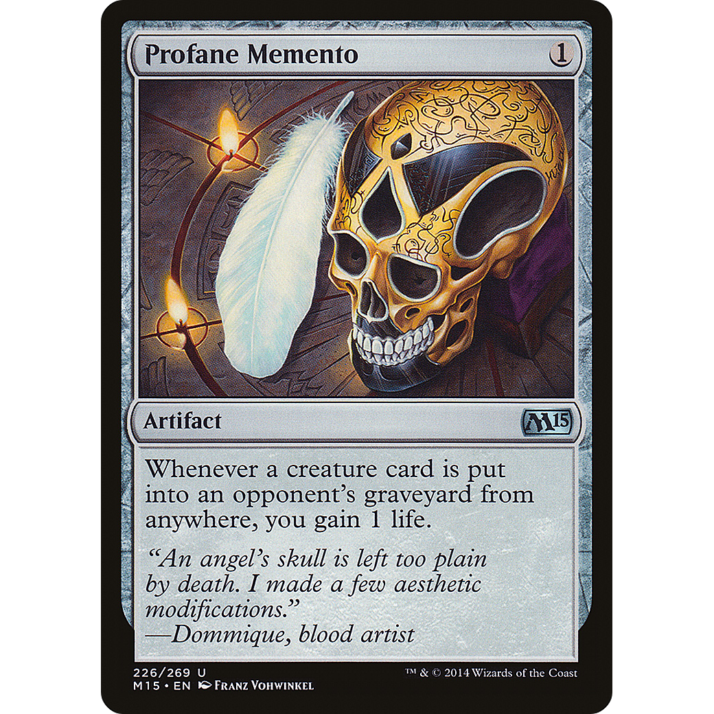 Profane Memento (M15-226) - Magic 2015 Foil