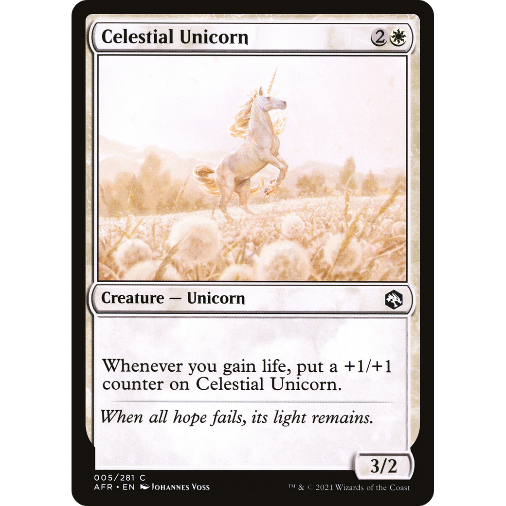 Celestial Unicorn (AFR-005) - Adventures in the Forgotten Realms