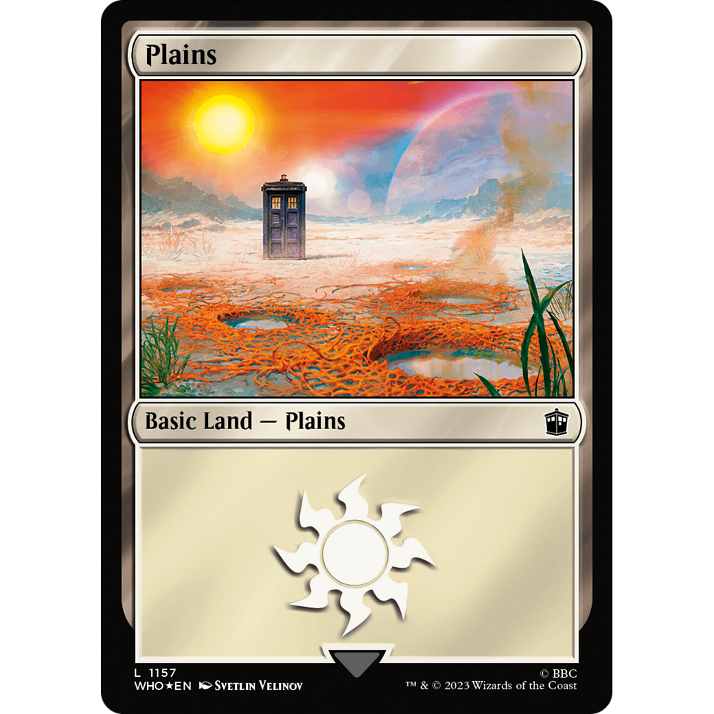 Plains (1157) (Surge Foil) (WHO-1157) - Doctor Who Foil