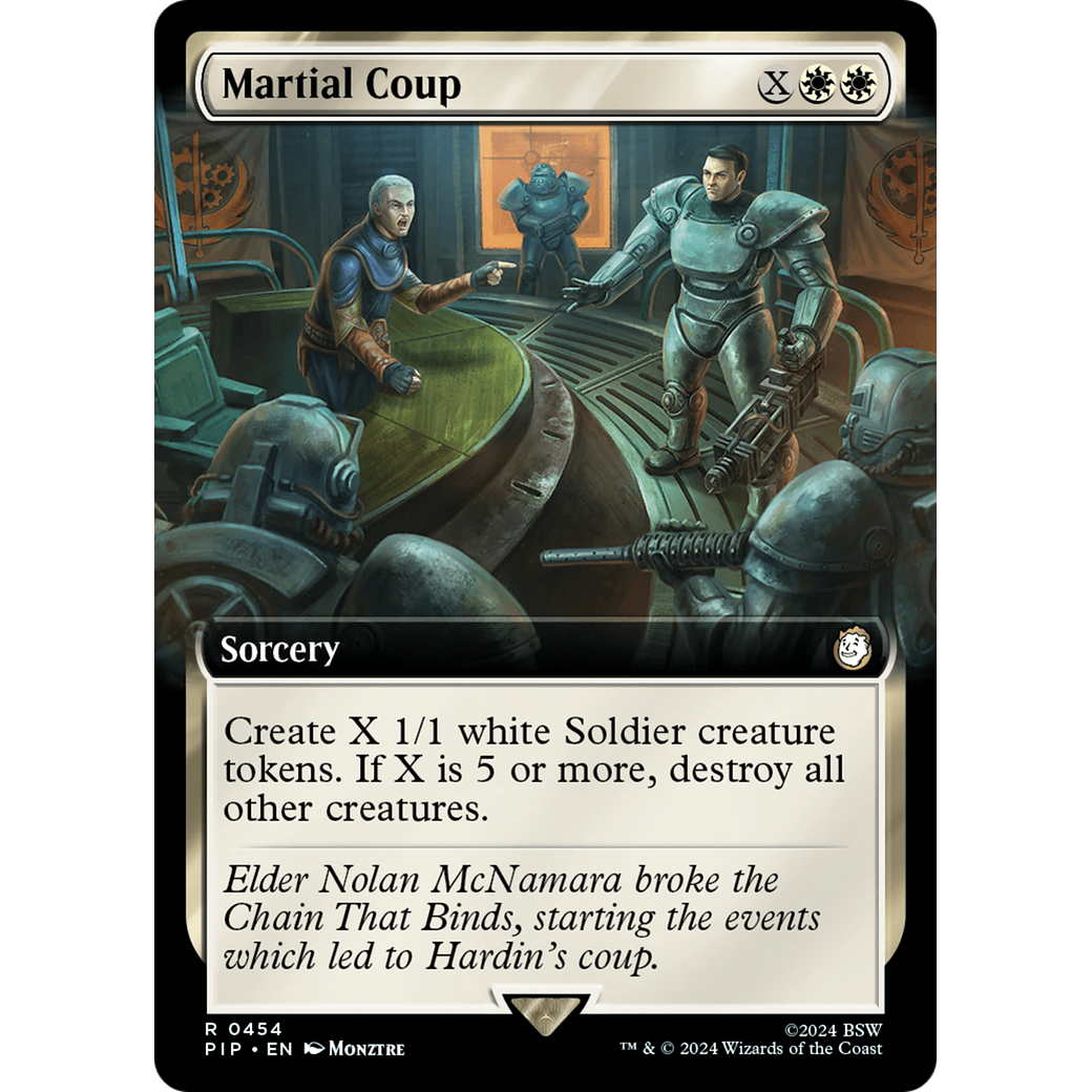 Martial Coup (PIP-454) - Fallout: (Extended Art) Foil