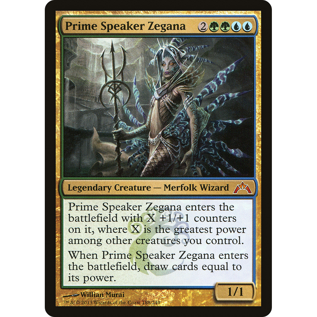 Prime Speaker Zegana (GTC-188) - Gatecrash Foil
