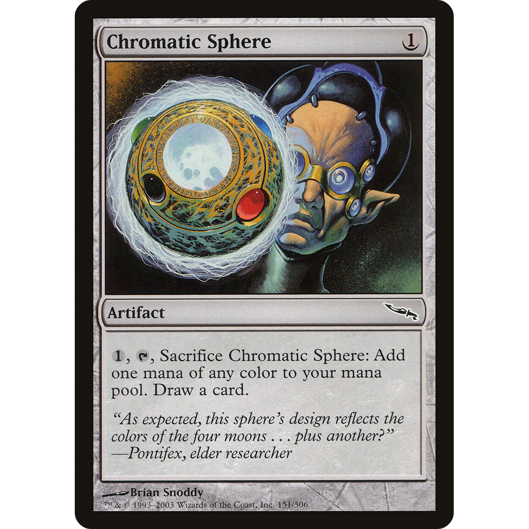 Chromatic Sphere (MRD-151) - Mirrodin Foil