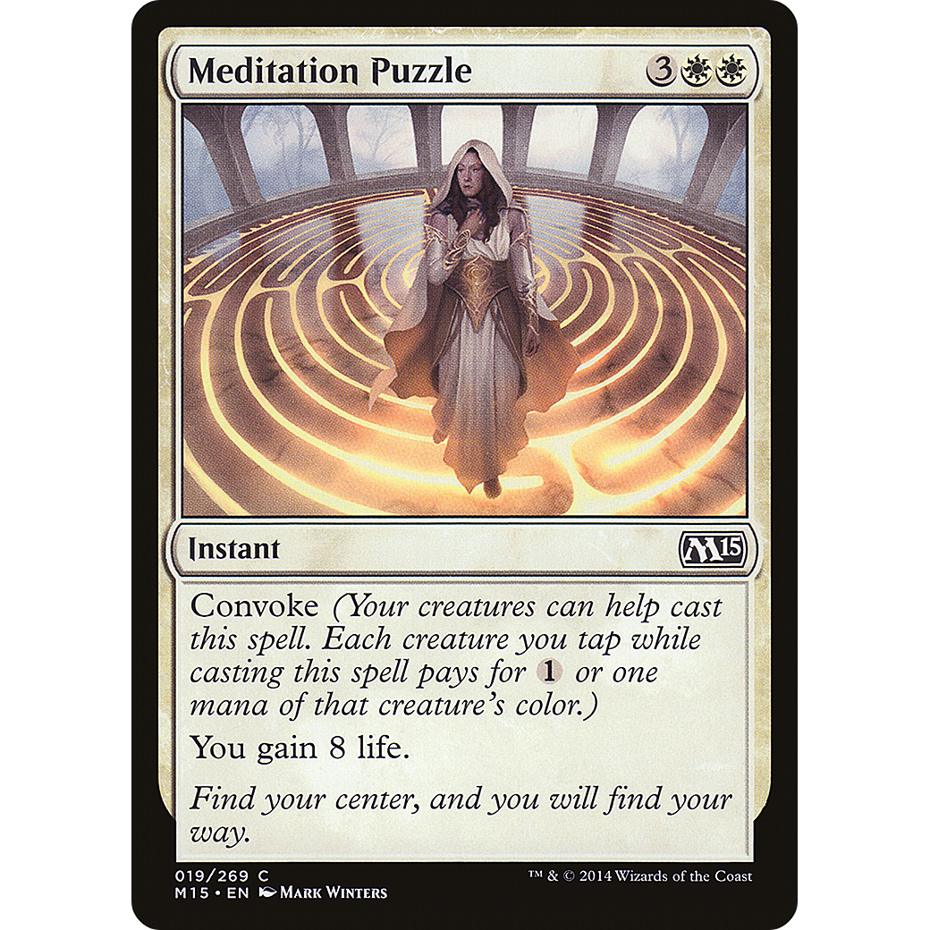 Meditation Puzzle (M15-019) - Magic 2015