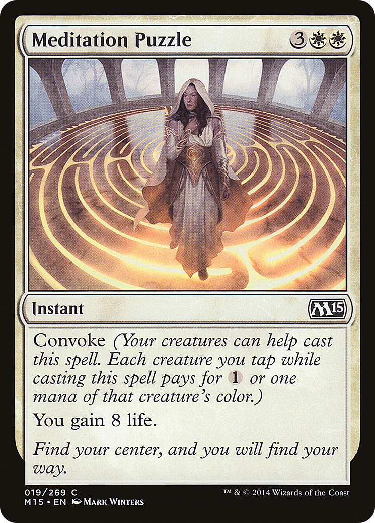 Meditation Puzzle (M15-019) - Magic 2015 Foil