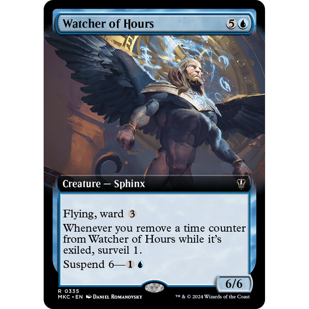 Watcher of Hours (MKC-335) - Murders at Karlov Manor Commander: (Extended Art)