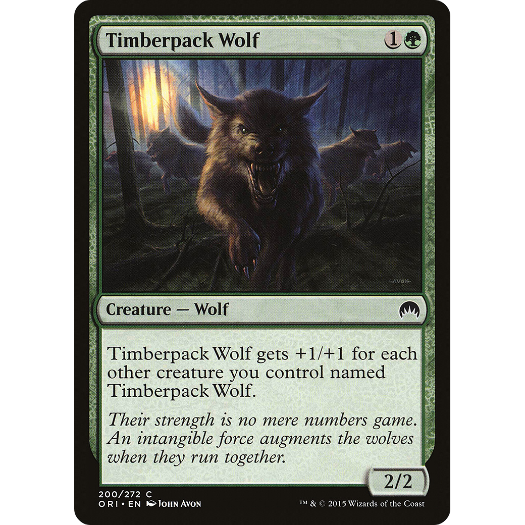 Timberpack Wolf (ORI-200) - Magic Origins Foil