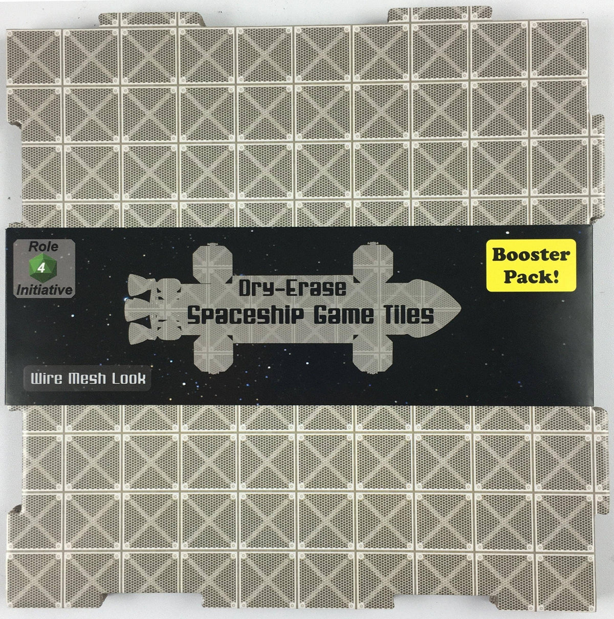 Dry Erase Dungeon Tiles, various colors, shapes, and sizes: White / Five 10" & Sixteen 5" Squares