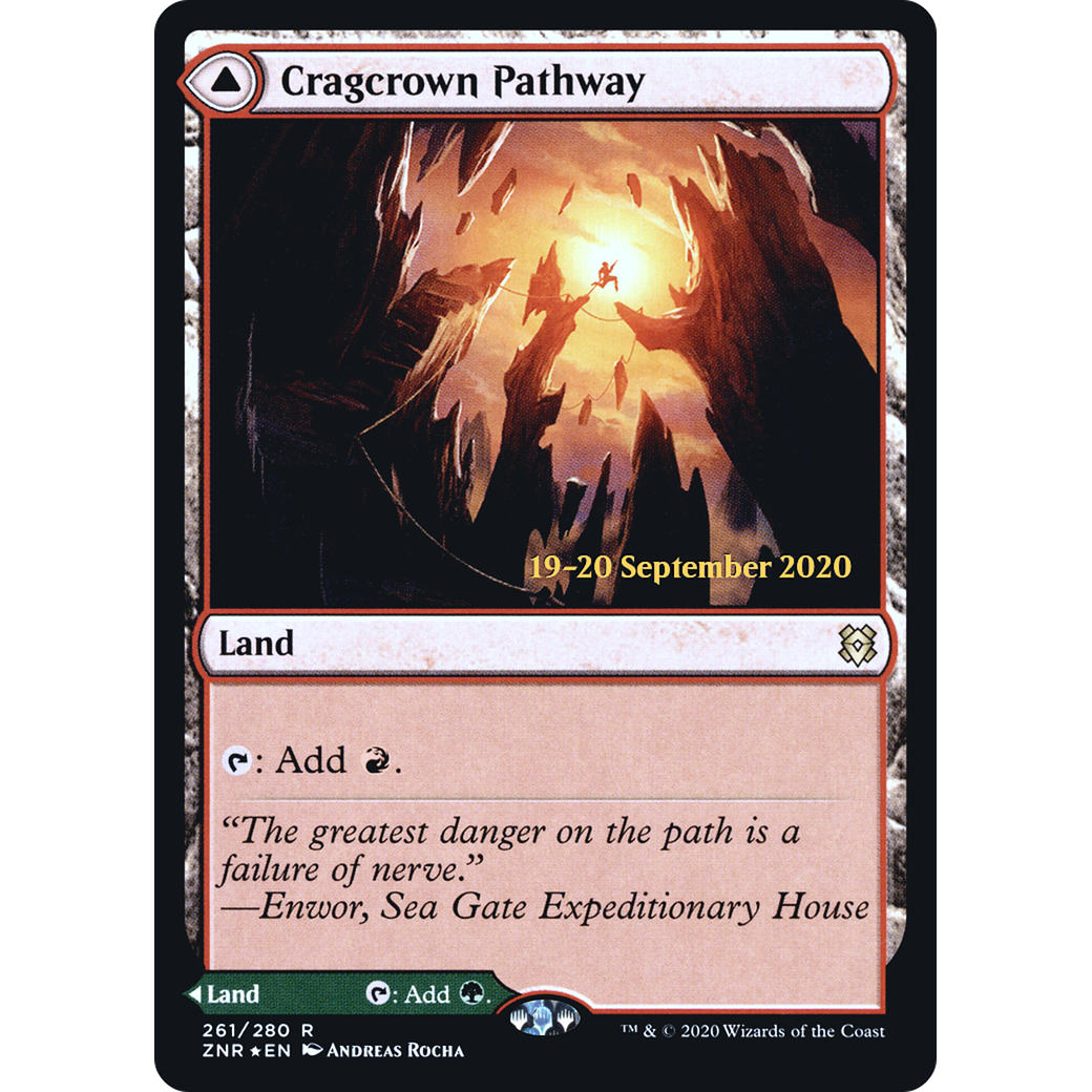 Cragcrown Pathway (PRE-261) - Zendikar Rising Promos Foil