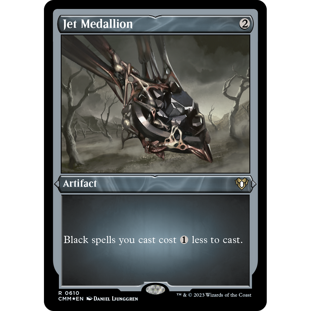 Jet Medallion (CMM-610) - Commander Masters Etched Foil