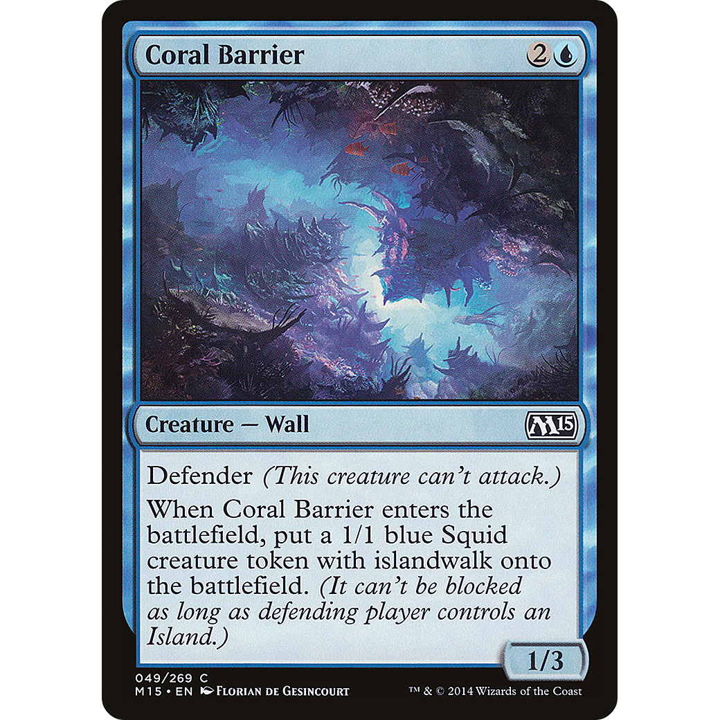 Coral Barrier (M15-049) - Magic 2015 Foil