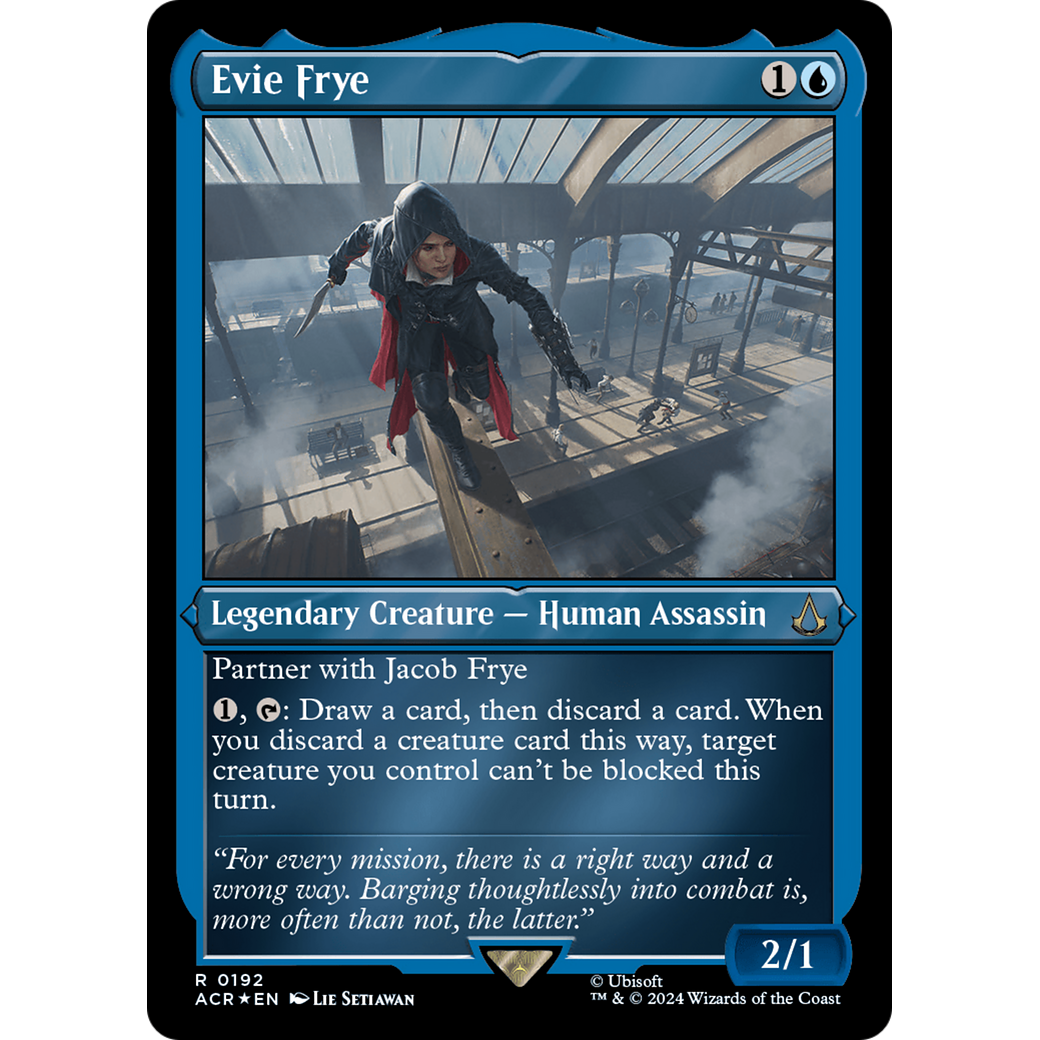 Evie Frye (ACR-192) - Assassin's Creed Etched Foil