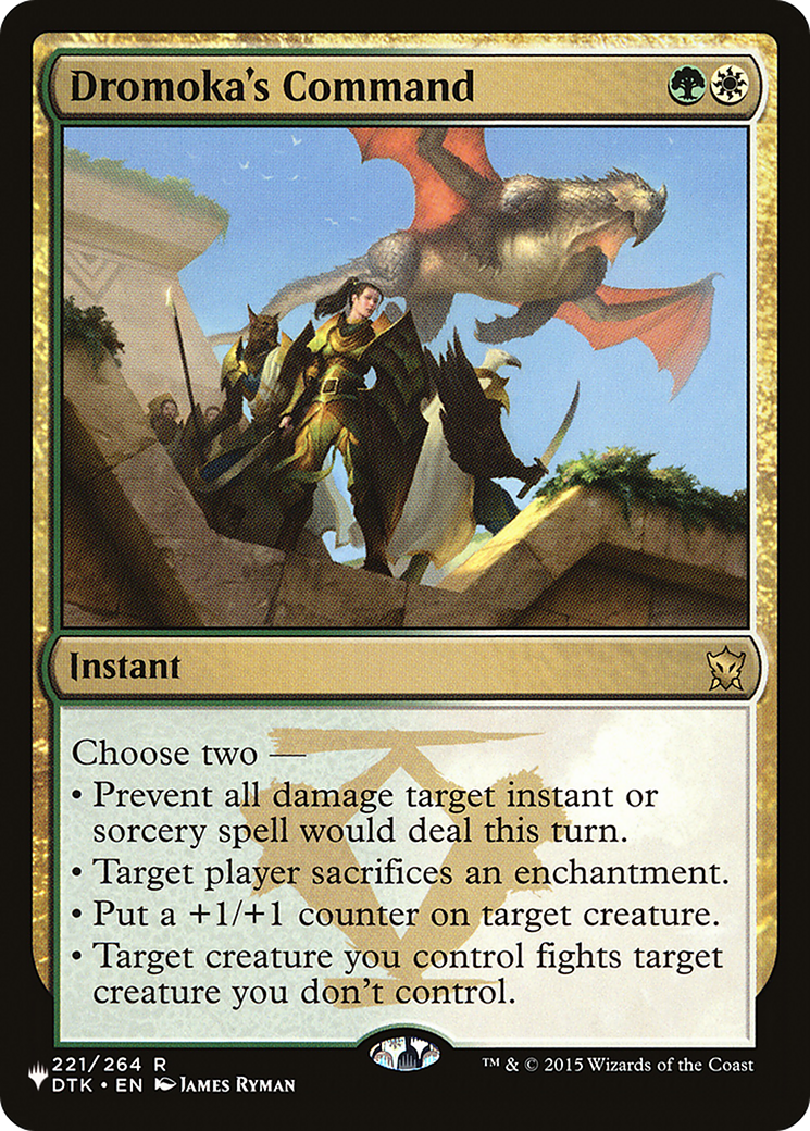 Dromoka's Command (LIST-221/264) - The List