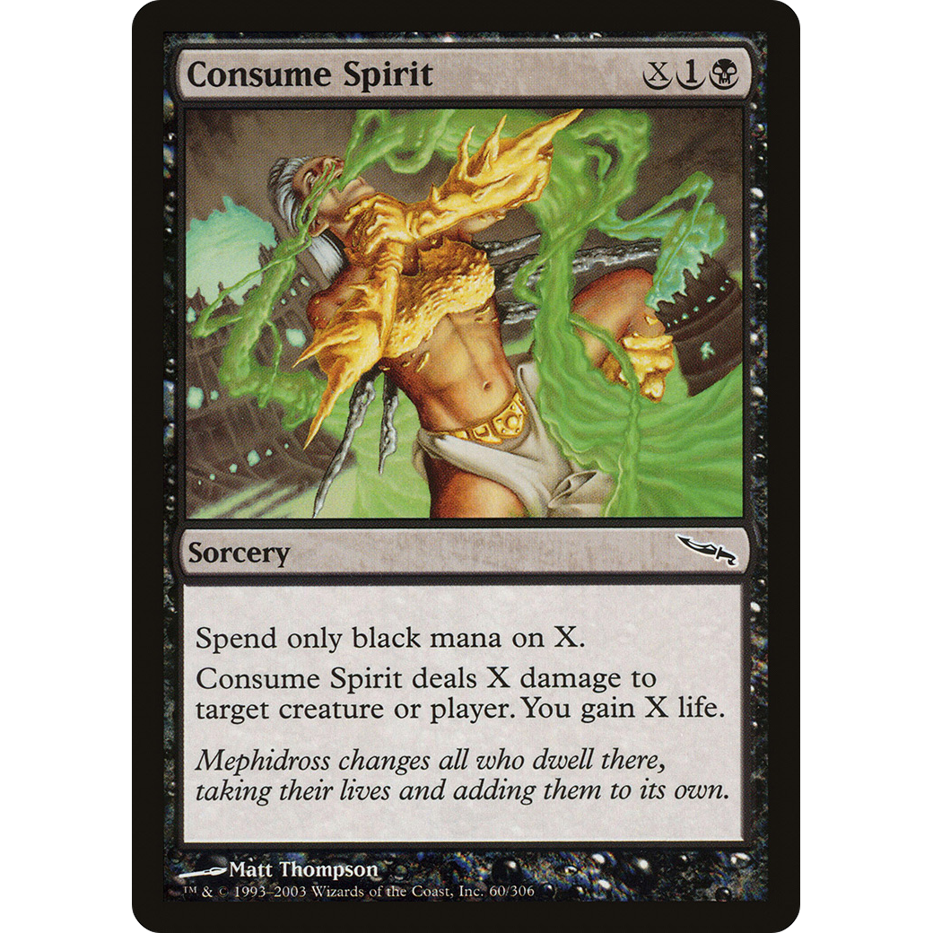 Consume Spirit (MRD-060) - Mirrodin Foil
