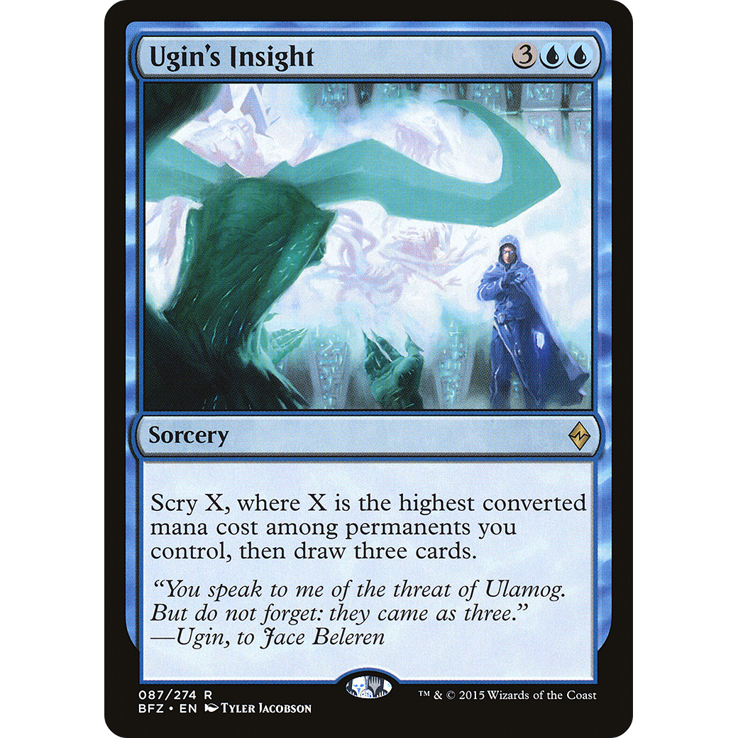 Ugin's Insight (BFZ-087) - Battle for Zendikar Foil