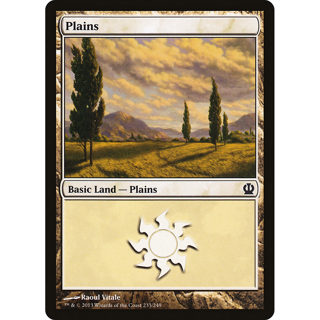 Plains (233) (THS-233) - Theros Foil
