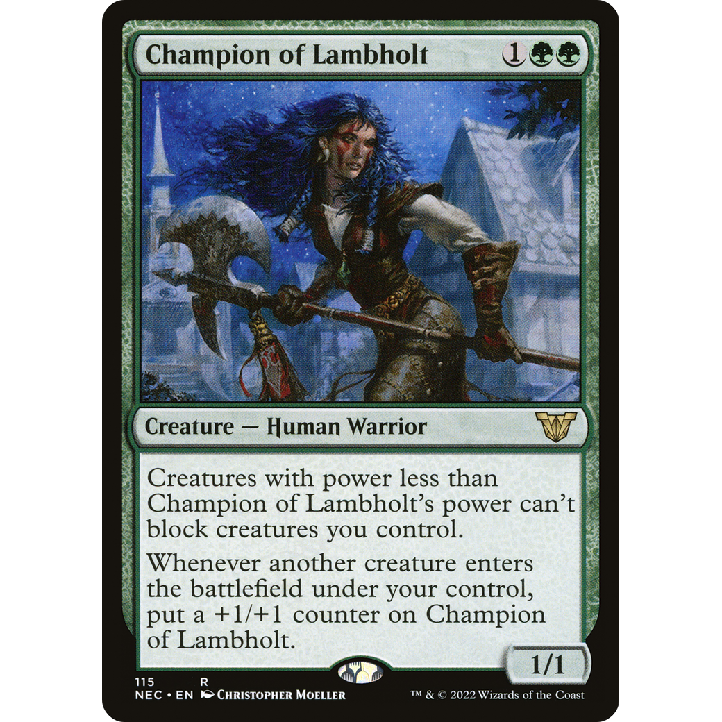 Champion of Lambholt (NEC-115) - Neon Dynasty Commander