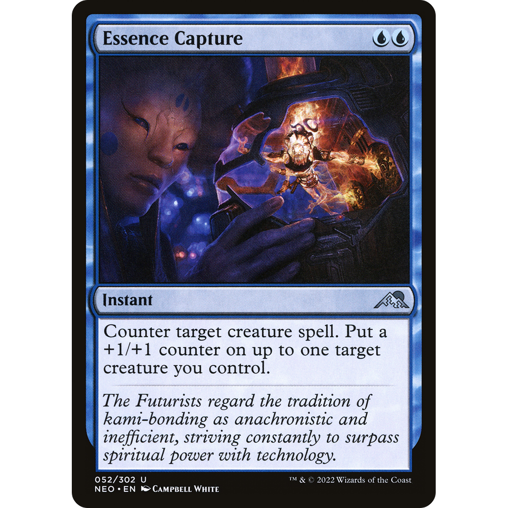 Essence Capture (NEO-052) - Kamigawa: Neon Dynasty Foil
