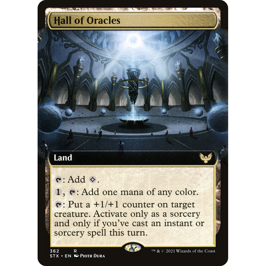 Hall of Oracles (Extended Art) (STX-362) - Strixhaven: School of Mages: (Extended Art) Foil