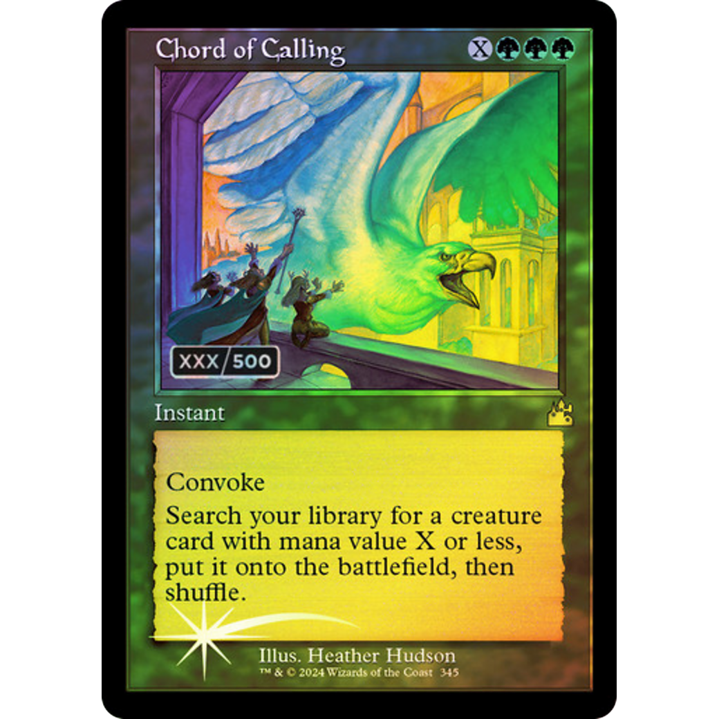 Chord of Calling (RVR-345Z) - Ravnica Remastered Foil