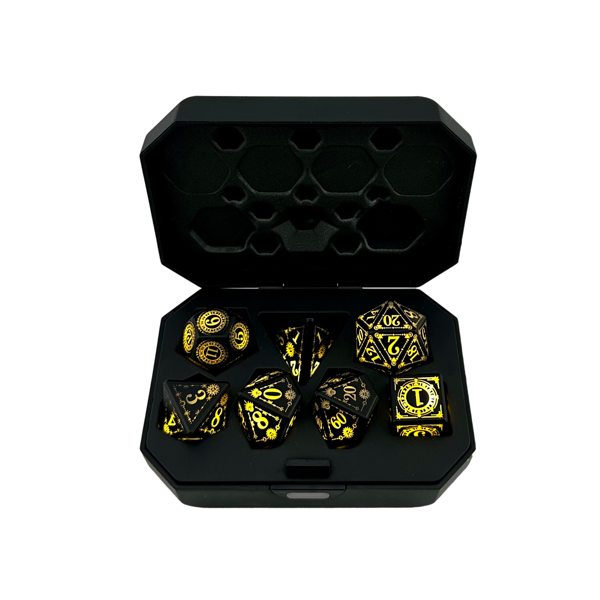 Realm Guard: LED 7 Polyhedral Dice Set