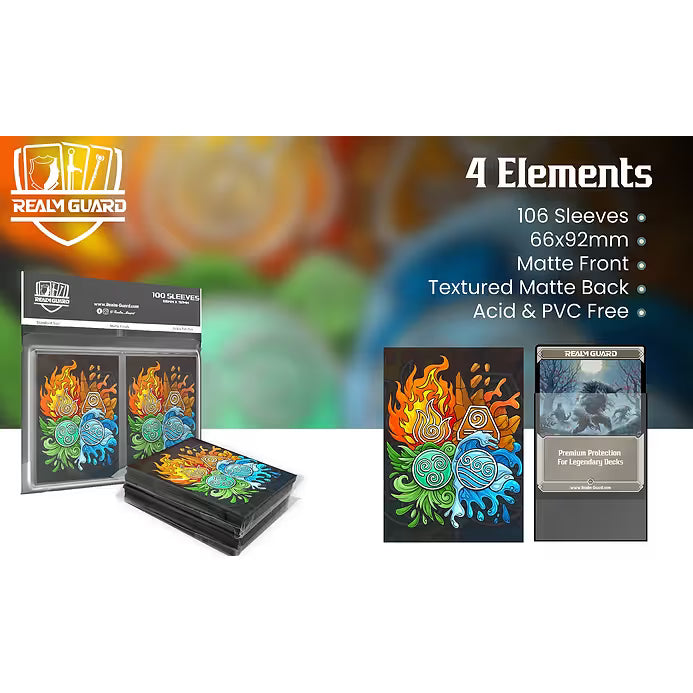 Realm Guard: Art Sleeves - 4 Elements