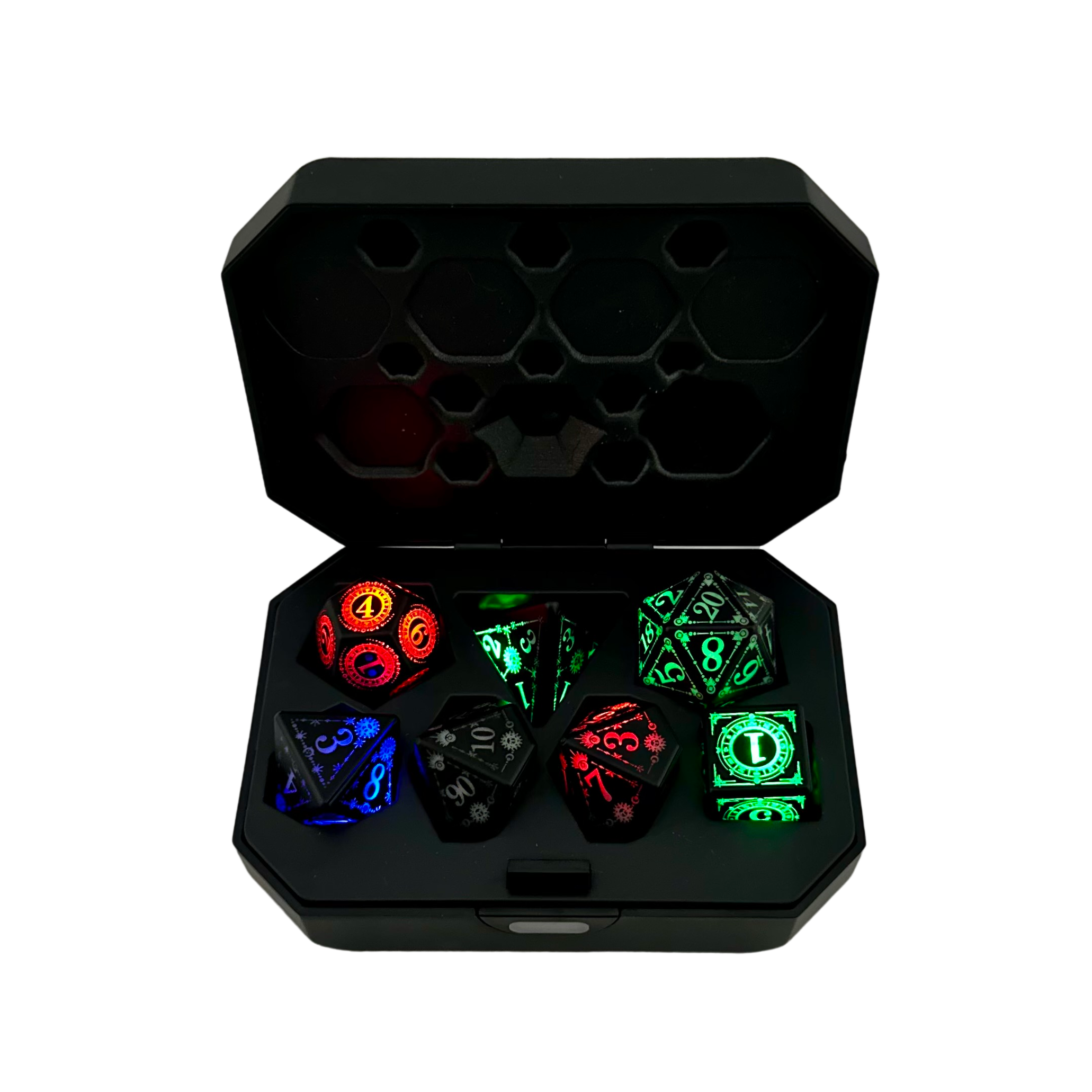 Realm Guard: LED 7 Polyhedral Dice Set