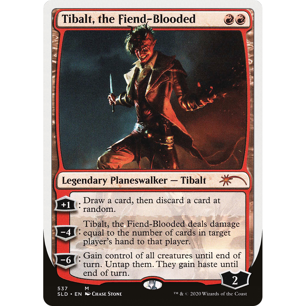 Tibalt, the Fiend-Blooded (WB) (SLD-537) - Secret Lair Drop