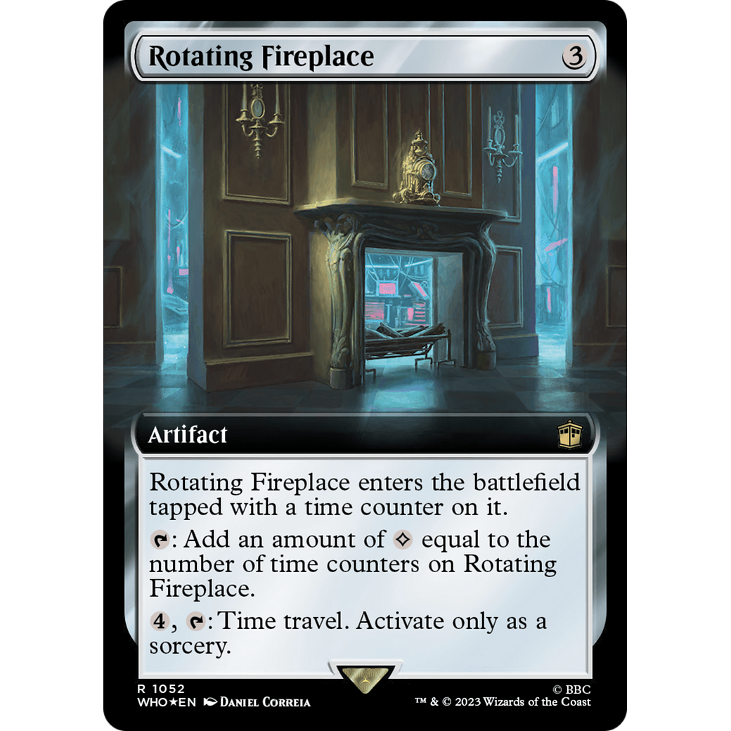 Rotating Fireplace (Extended Art) (Surge Foil) (WHO-1052) - Doctor Who: (Extended Art) Foil