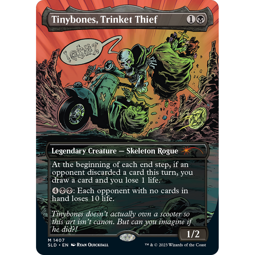Tinybones, Trinket Thief (SLD-1407) - Secret Lair Drop (Borderless) Foil