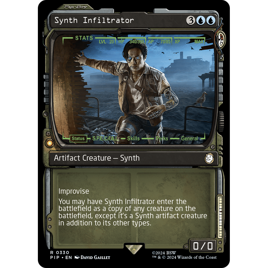 Synth Infiltrator (PIP-330) - Fallout: (Showcase) Foil
