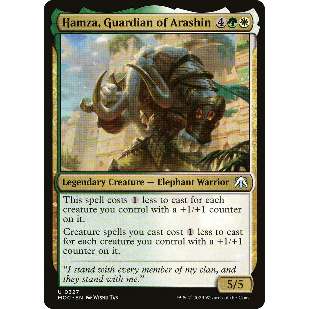 Hamza, Guardian of Arashin (MOC-327) - March of the Machine Commander