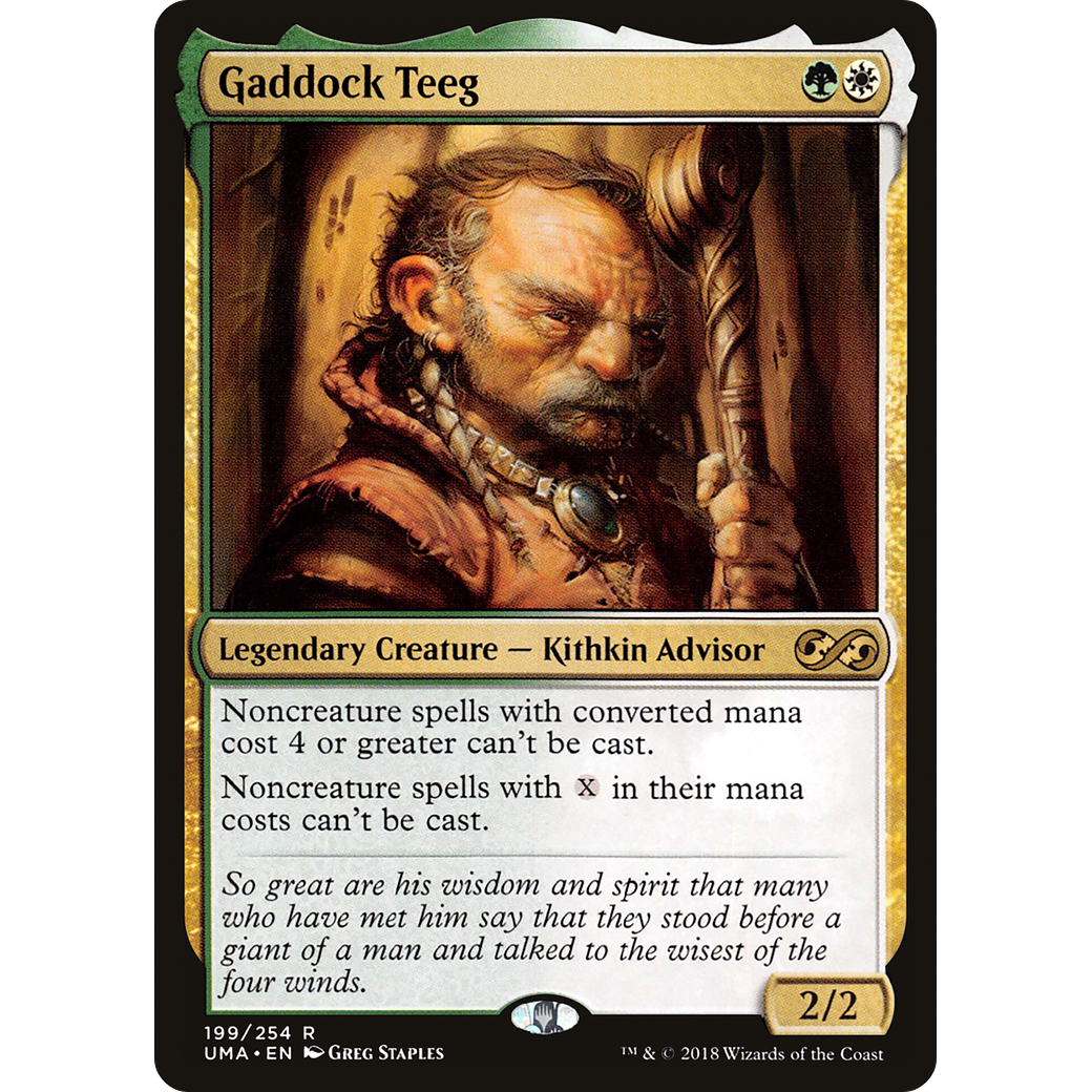 Gaddock Teeg (UMA-199) - Ultimate Masters Foil