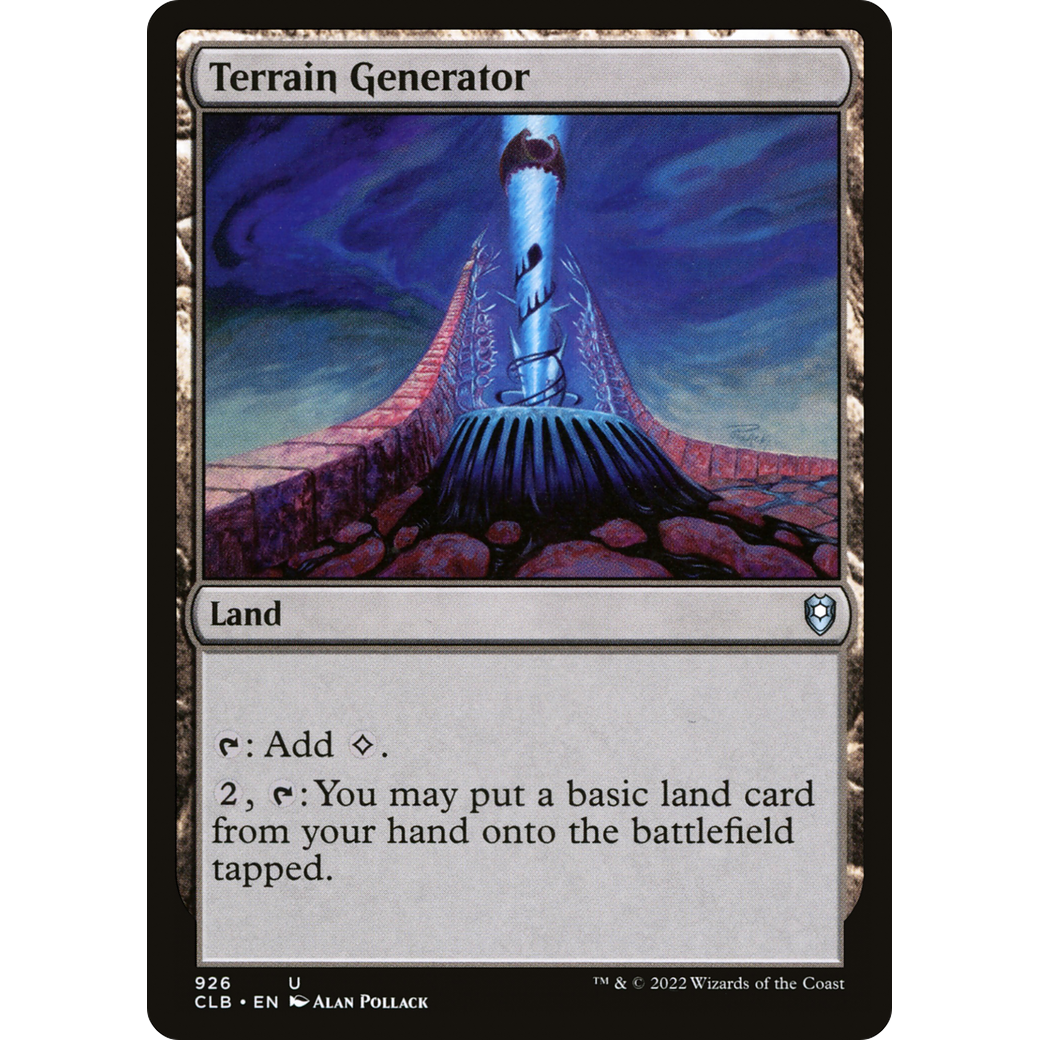 Terrain Generator (CLB-926) - Commander Legends: Battle for Baldur's Gate