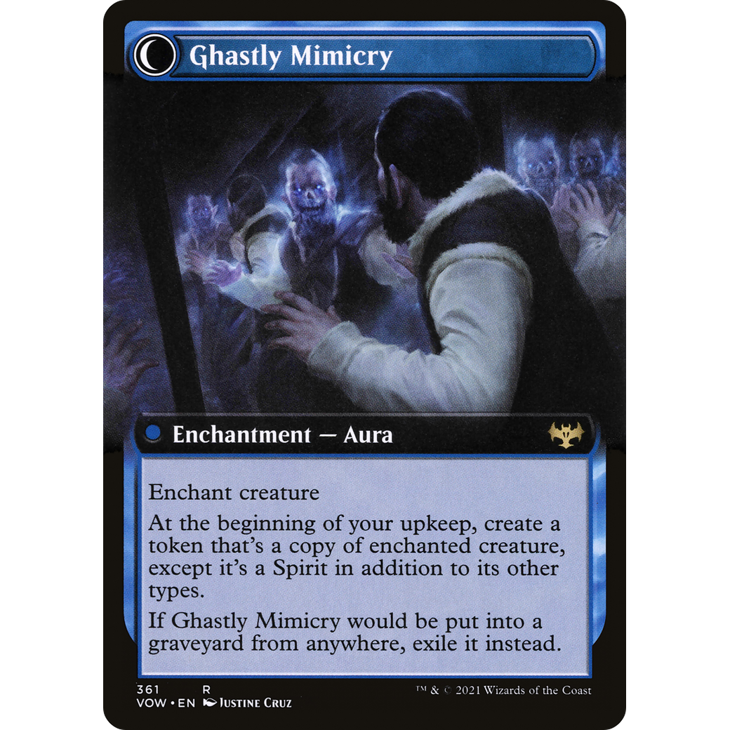 Mirrorhall Mimic (Extended Art) (VOW-361) - Innistrad: Crimson Vow: (Extended Art, Double Faced Transform)