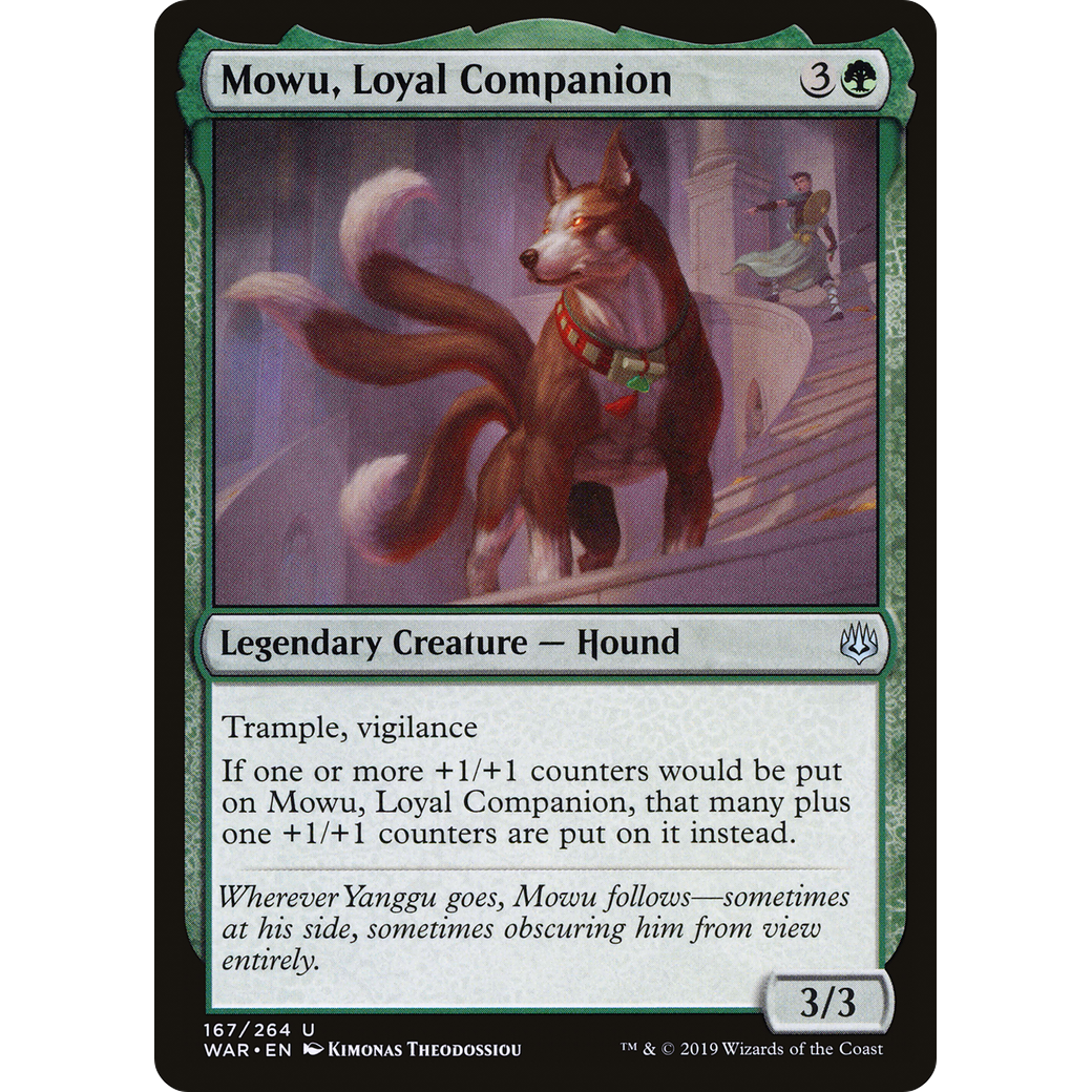 Mowu, Loyal Companion (WAR-167) - War of the Spark