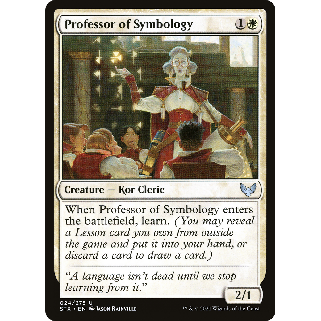 Professor of Symbology (STX-024) - Strixhaven: School of Mages Foil