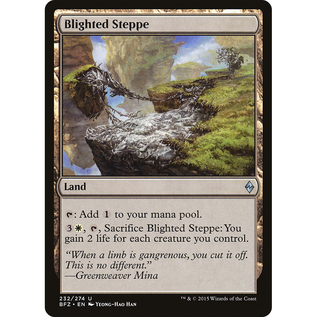 Blighted Steppe (BFZ-232) - Battle for Zendikar