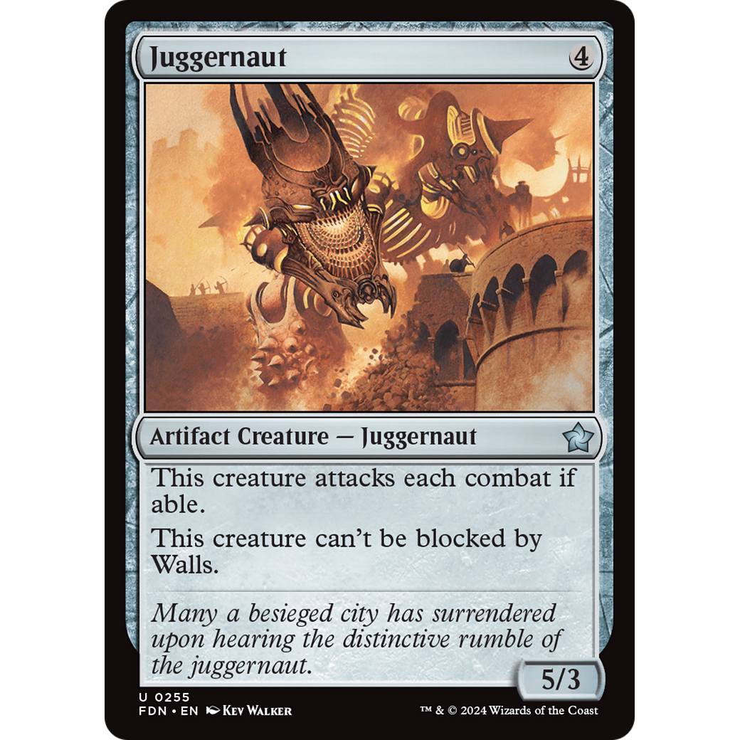 Juggernaut (FDN-255) - Foundations Foil