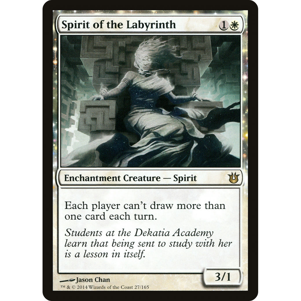 Spirit of the Labyrinth (BNG-027) - Born of the Gods: (enchantment) Foil