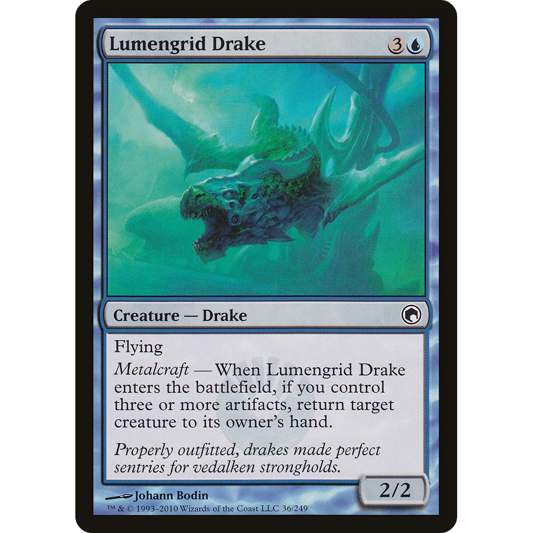 Lumengrid Drake (SOM-036) - Scars of Mirrodin Foil