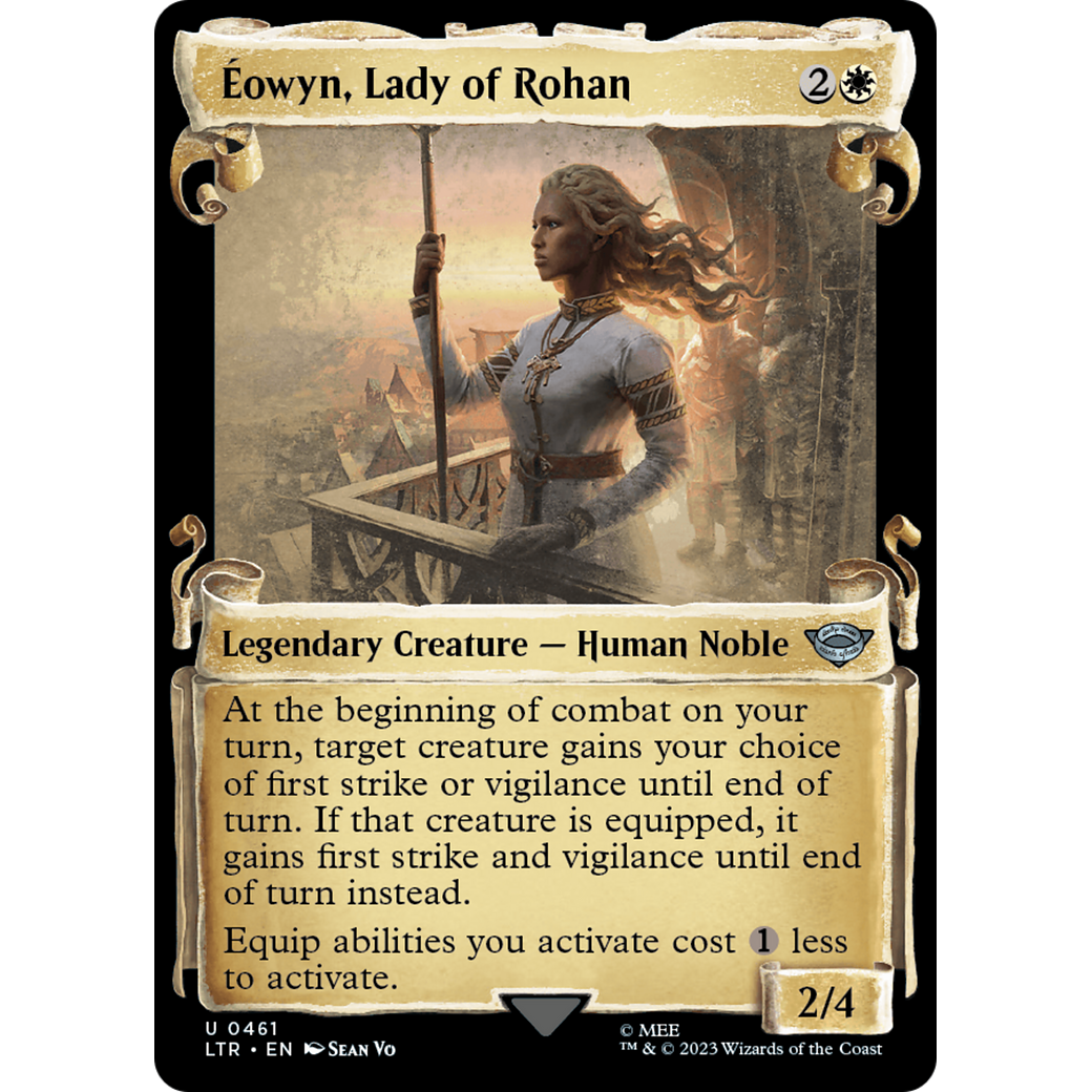 Éowyn, Lady of Rohan (LTR-461) - The Lord of the Rings: Tales of Middle-earth: (Showcase) Foil