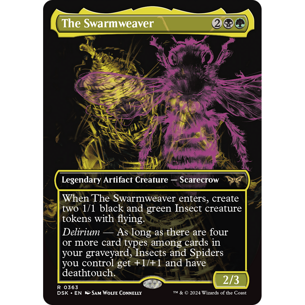 The Swarmweaver (DSK-363) - Duskmourn: House of Horror (Borderless) Foil
