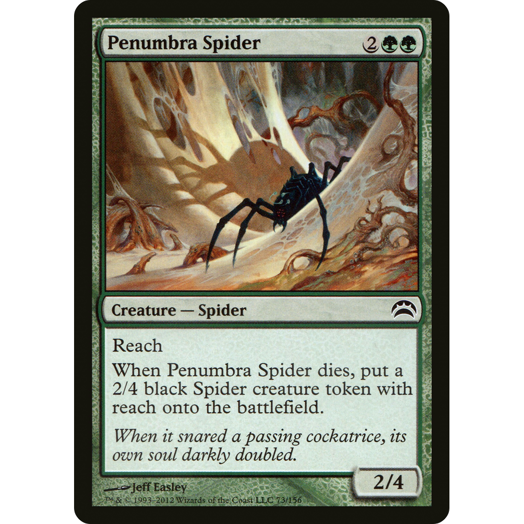 Penumbra Spider (PC2-073) - Planechase 2012 Foil