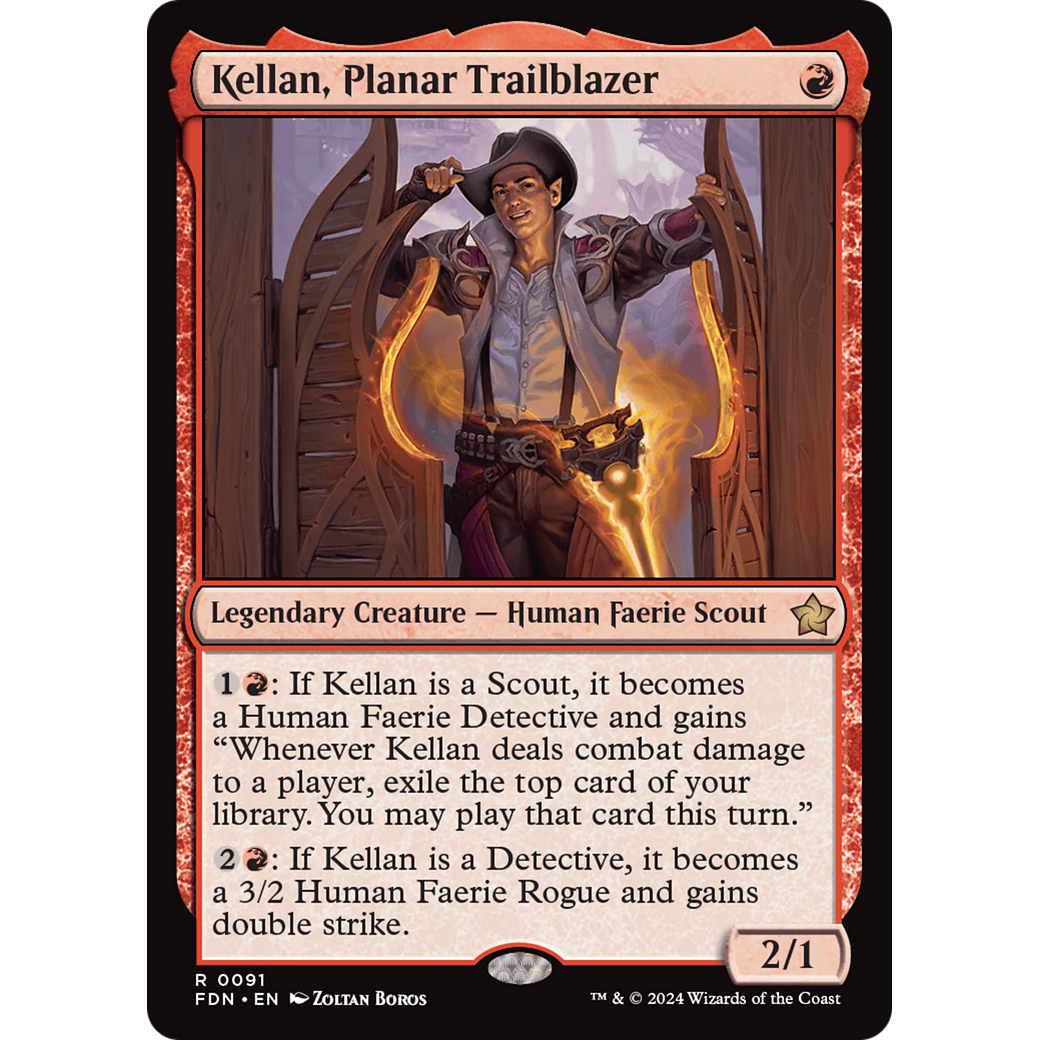 Kellan, Planar Trailblazer (FDN-091) - Foundations Foil