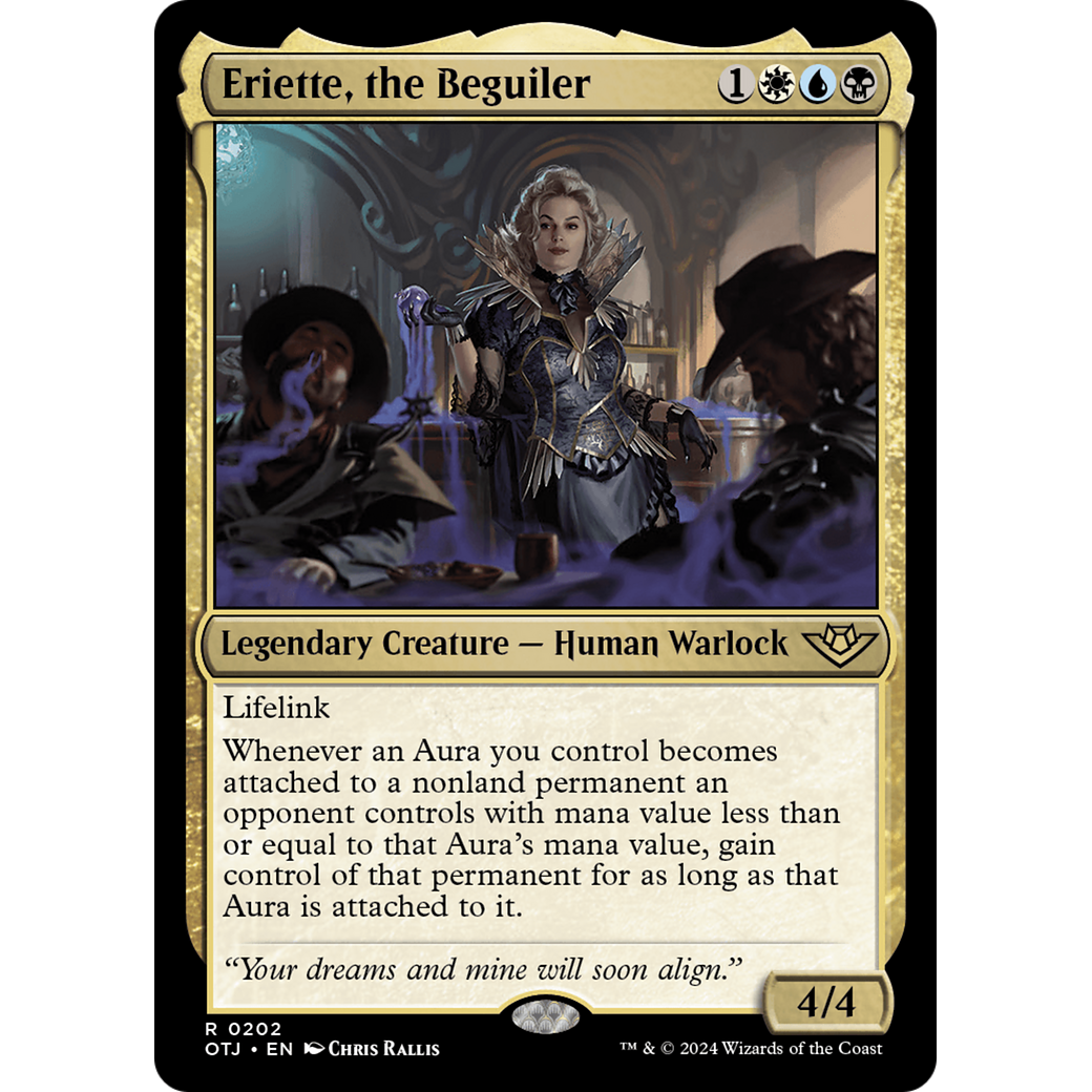 Eriette, the Beguiler (OTJ-202) - Outlaws of Thunder Junction Foil
