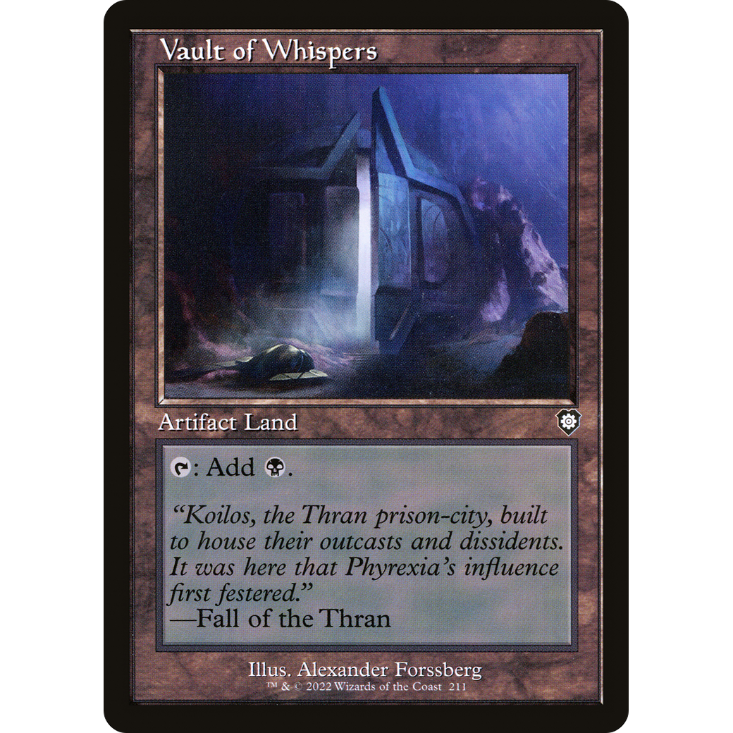 Vault of Whispers (Retro Frame) (BRC-211) - The Brothers' War Commander